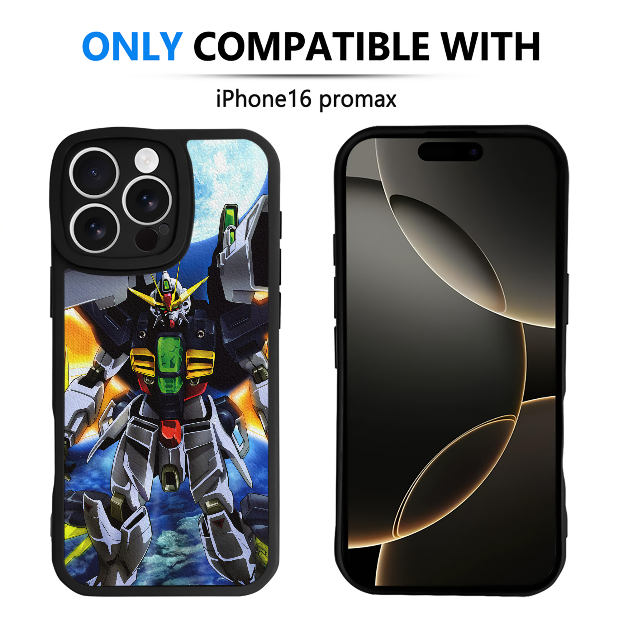 （画像用） 機動戦士ガンダム Mobile Suit Gundam 【iPhone 16シリーズ対応】シリコンスマホケース（レザー調） 材質：シリコン